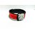 Chathrapathi Shivaji Black  Red Wristband 18mm With Push Button For Men