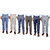 Indiweaves Combo Offer Mens Formal Trouser (Pack Of 6)