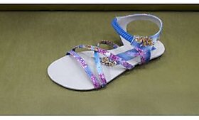 Women's Blue Flats