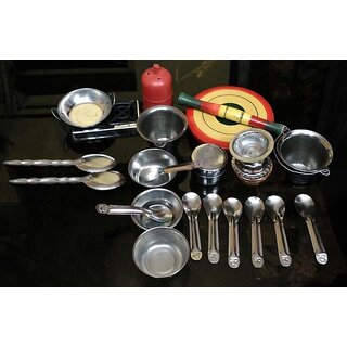 Buy Kitchen set steel baby Online @ ₹289 from ShopClues