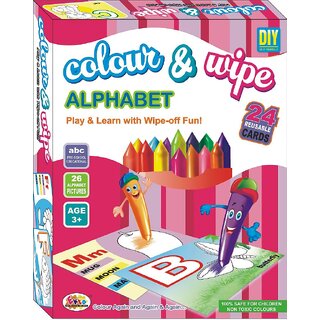 Ekta Colour  Wipe Alphabet Play And Learn