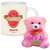 AllUPrints Best Gift For Friend On Valentines Day White Coffee Mug With Teddy - 11 oz