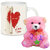 AllUPrints Special Gift For Boyfriend On Valentines Day White Coffee Mug With Teddy - 11 oz