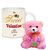 AllUPrints Let The Love Grow Stronger On Valentines Day White Coffee Mug With Teddy - 11 oz
