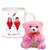 AllUPrints I Love Valentines Day Just For You White Coffee Mug With Teddy - 11 oz