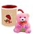 AllUPrints Beautiful Valentines Day Gift Red Coffee Mug With Teddy - 11 oz