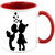 AllUPrints Uncountable Love Red Coffee Mug - 11 oz