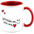 AllUPrints Best Valentines Day Gift For Beautiful Wife Red Coffee Mug - 11 oz