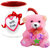 AllUPrints Valentines Day Special Present Red Coffee Mug With Teddy - 11 oz