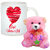 AllUPrints Happy Valentine's Day White Coffee Mug With Teddy - 11 oz
