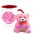 AllUPrints Love Forever Red Coffee Mug With Teddy - 11 oz