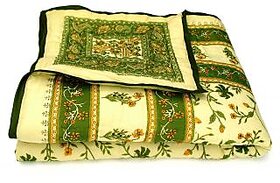 Krg Enterprises Jaipuri Single Bed Pure Cotton Quilt Rajai RAZAI SRM2001