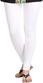 Womens Reglur Cotton Fit White Legging