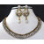 White Pearl Drop Antic Necklace Set