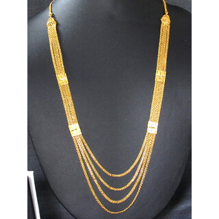 Golden 4 line Necklace
