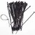 100 Pcs X 12 Inch Black Cable Tie Wire Zip Tie Strap Nylon Belts Organiser Tie