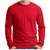 Zembo Red Full Sleeve Round Neck T-shirt Cd-38