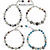 The Tranquility 8 Bracelet Combo Pack Of Four