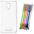 Soft Transparent Back Cover for Micromax Canvas Xpress 2 E313 with Flexible USB LED Lamp