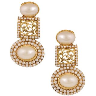 Pearl Oval Shape Earring Pearl Oval Shape Earring