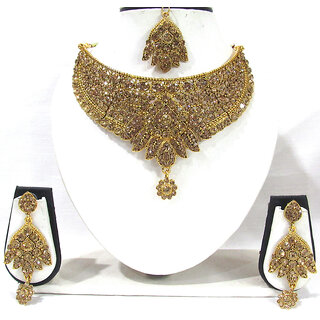 Golden Stone Nice Princes Necklace Set Golden Stone Nice Princes Necklace Set