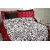 DIVINE CASA 100  Cotton Pigment Double Bed Sheets With 2 Pillow Cover High Wash Fastness And Soft Finish