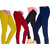 Melaska Premium Multicolor Cotton-lycra Leggings (Black, Red, Yellow, Blue)