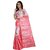 SVB Pink Taffeta Paper Silk Saree Without Blouse