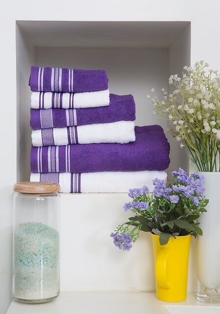 Welspun Bath Carnival 6 Pcs Towel Set