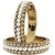 Muchmore Alloy Pearl 18K Yellow Gold Bangle