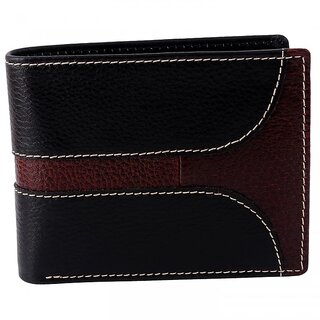                       Zint Mens Wallet Genuine Leather Bifold Credit Card Holder Black Coin Photo Id Purse                                              