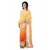 Chhabra 555 Orange Georgette Embroidered Saree With Blouse