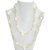 Traditional Handmade Long White Marble Stone Necklace