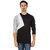 Aurelio Marco Stylish Designed White Millange Black Round Neck Men T Shirt