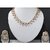 Shree Mauli Creation Non Plated White Alloy Necklace Set For Women