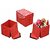Yellow Weaves Red Storage Box - 35 Litre(WI715)