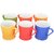Clay Craft Multicolor Tea Cup - Set Of 6