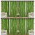 Hdecore Green Plain Polyester door Curtain set of 8 pc (7 feet)