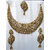 Golden Stone Moon Shape Necklace Set