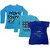 IndiWeaves Girls 2 Cotton Full Sleeves and 1 Half Sleeves Printed T-Shirt (Pack of 3)Multicolor