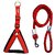 Petshop7 Nylon Padded Red adjustable Dog Harness  Dog Leash Rope 1.25 Inch for Large Pet (Chest Size  33-42)