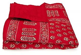 Krg Enterprises Jaipuri Single Bed Pure Cotton Quilt Rajai RAZAI  SRM2004