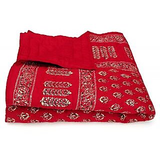 Krg Enterprises Jaipuri Single Bed Pure Cotton Quilt Rajai RAZAI  SRM2004