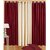 Jango Polyster Door CurtainPlain Maroon  CreamSet of 37mx4m