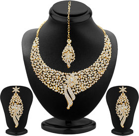 Sukkhi Gold Plated Gold Alloy Necklace Set For Women