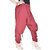 Uttam Maroon Plain Women'S Trousers