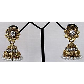                      Antic nice flower jhumka earring                                              