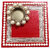 Beautiful Kundan And Pearls Diya Golden And Red