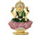 Gold Plated Lotus Lakshmi Idol