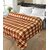 Geo nature single polar fleece Brown blanket set of 1